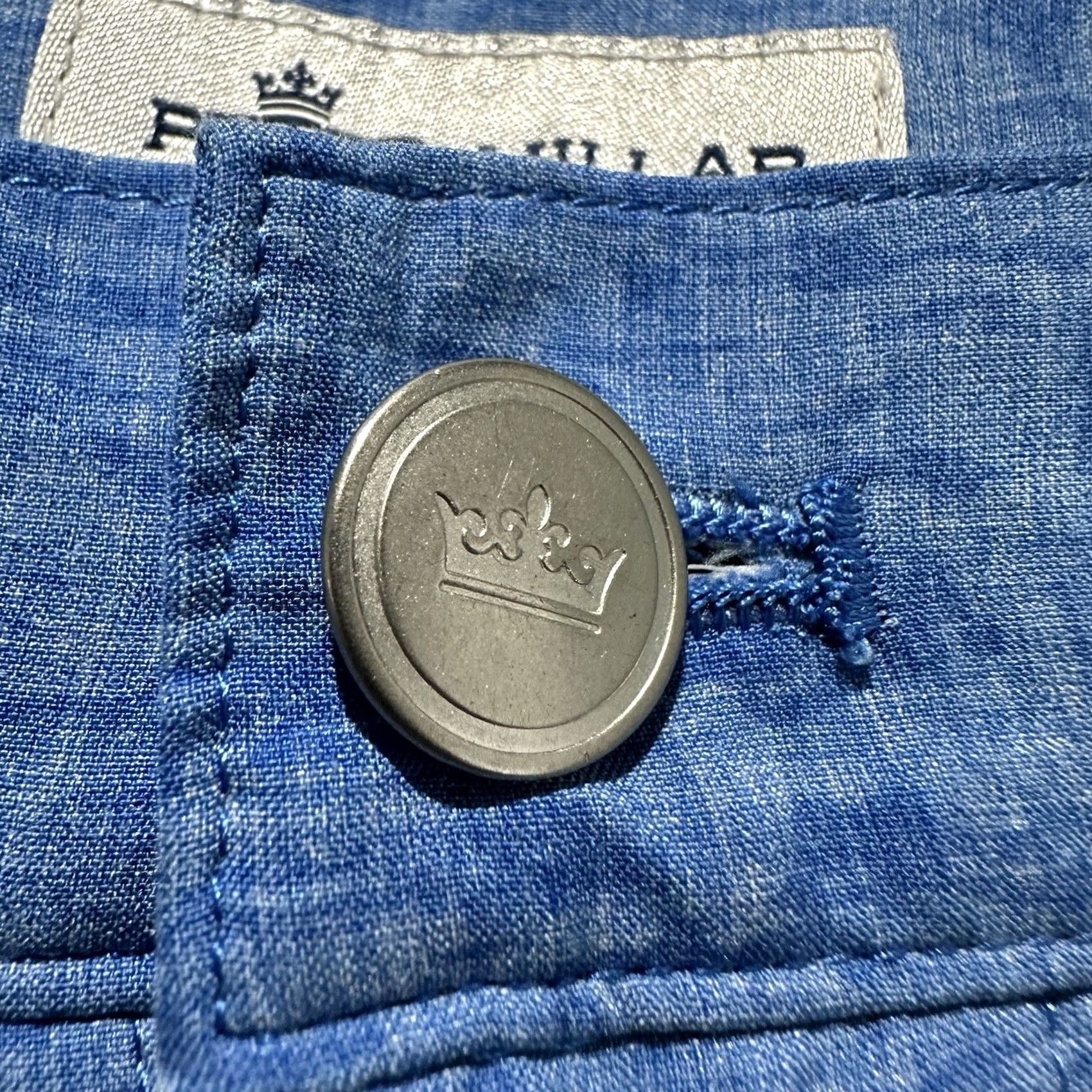 Peter Millar Peter Millar Shackleford Performance Hybrid Shorts Mens 35 Abaco Blue Golf FUC Size US 35 - 3 Thumbnail