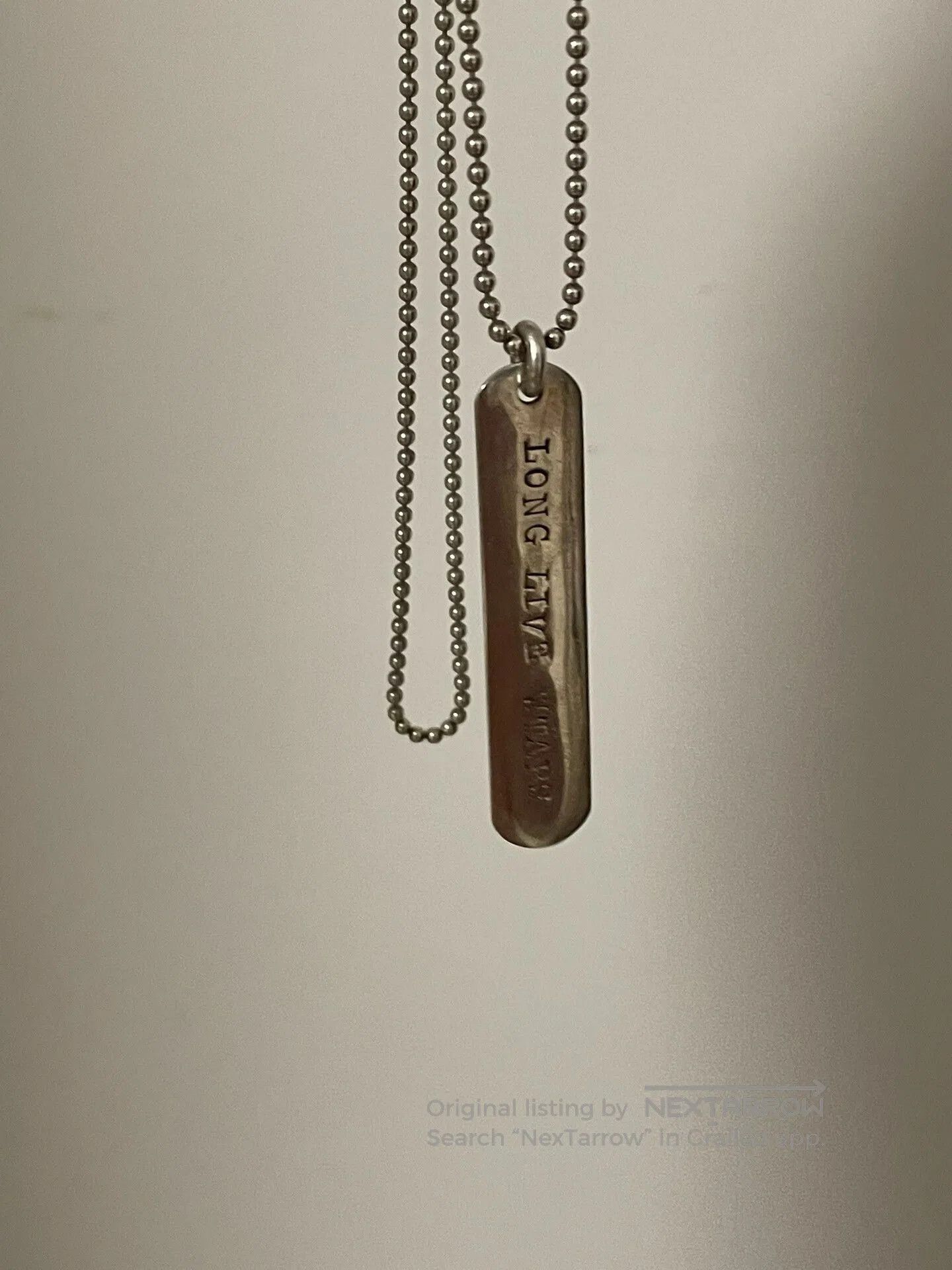 Wtaps wtaps military dog tag necklace. Size ONE SIZE - 2 Thumbnail