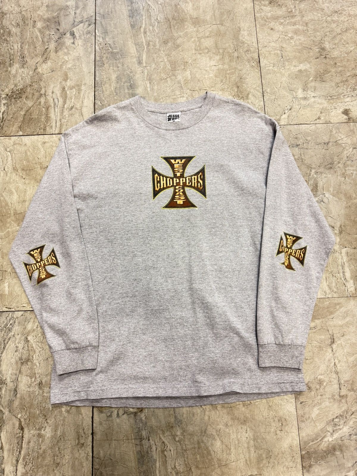 West Coast Choppers Vintage West Coast Choppers Long Sleeve Size US XL / EU 56 / 4 - 1 Thumbnail