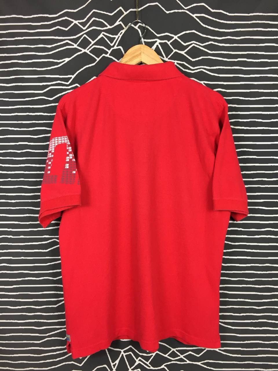 Alphanumeric × Vintage Vtg Alpha Numeric Clothing Skateboard Surfing Polo Tee Size US M / EU 48-50 / 2 - 6 Thumbnail