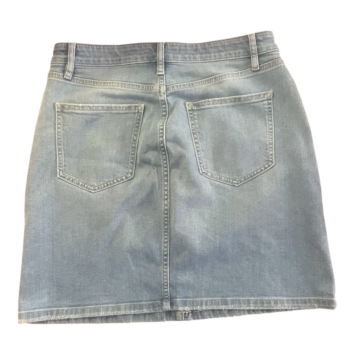 Simons Contemporaine Size 8 Light Blue Denim Pencil Skirt Size 30" / US 8 / IT 44 - 3 Thumbnail