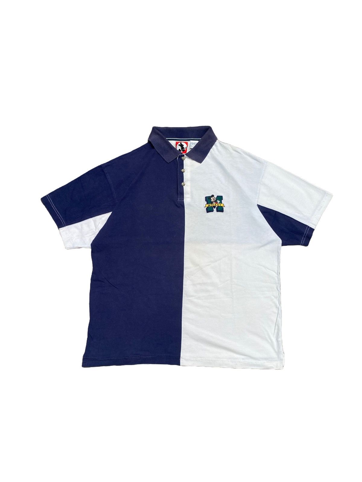 Mickey Mouse × Vintage Vintage 90’s Polo Shirt “Mickey” Classic Fit Size US XL / EU 56 / 4 - 1 Thumbnail