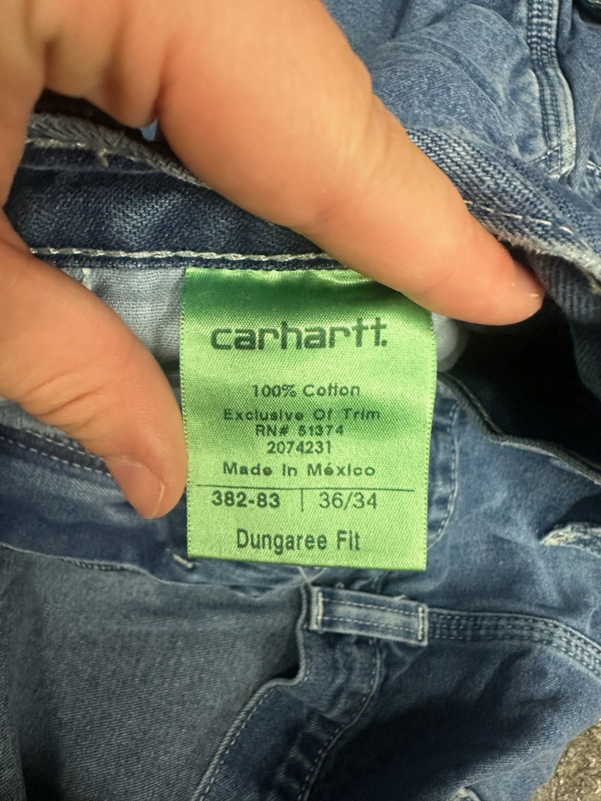 Carhartt Y2k carhartt baggy jeans Size US 35 - 3 Thumbnail
