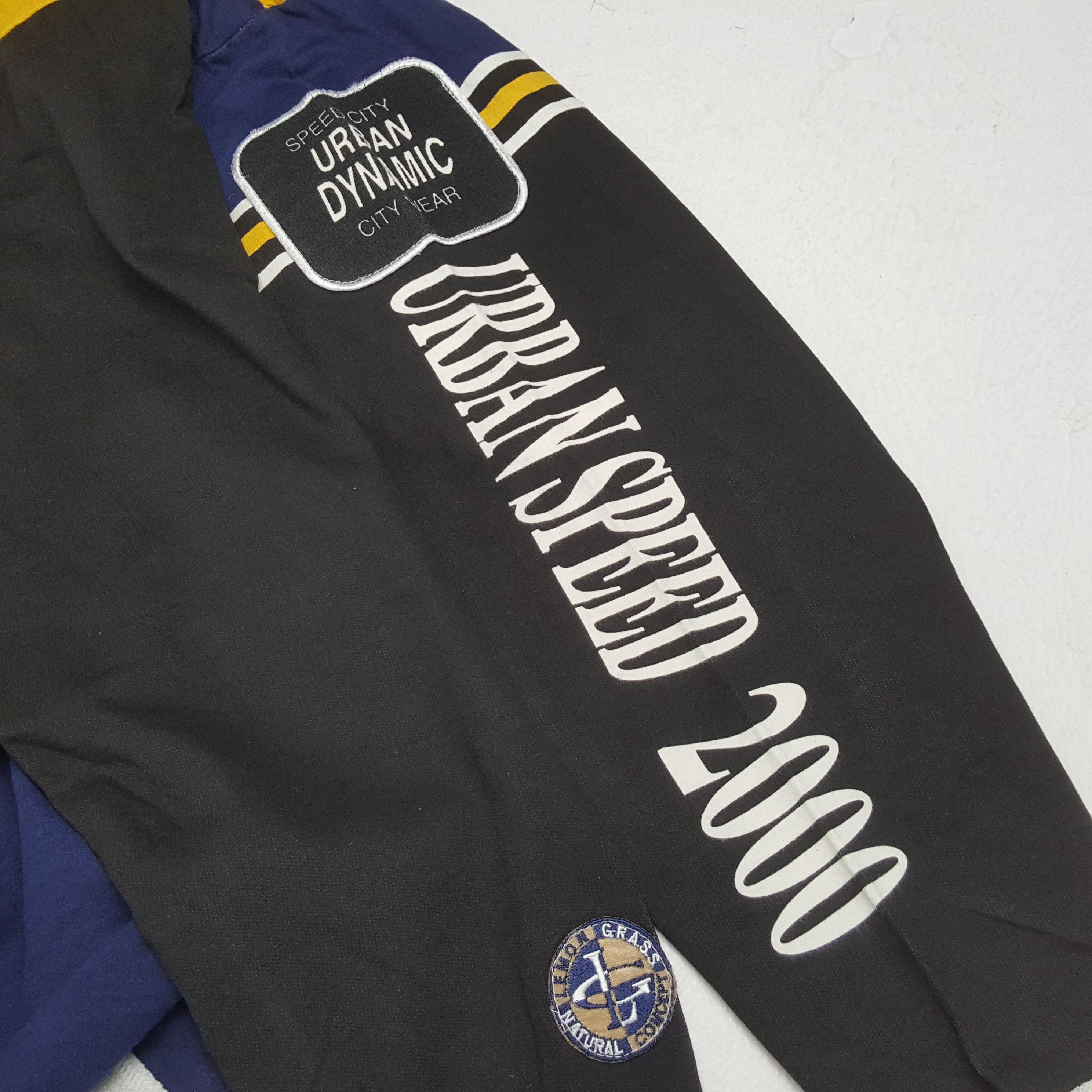 Vintage LEMON GRASS Speed Nice Design Half Zipper Sweatshirt Size US XL / EU 56 / 4 - 6 Thumbnail