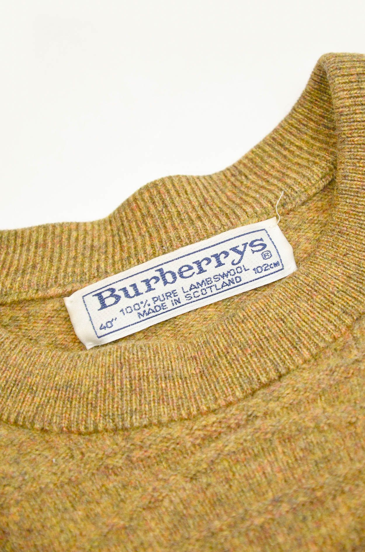 Burberry Burberrys Vintage Lambswool Sweater – Made in Scotland Size M / US 6-8 / IT 42-44 - 8 Thumbnail