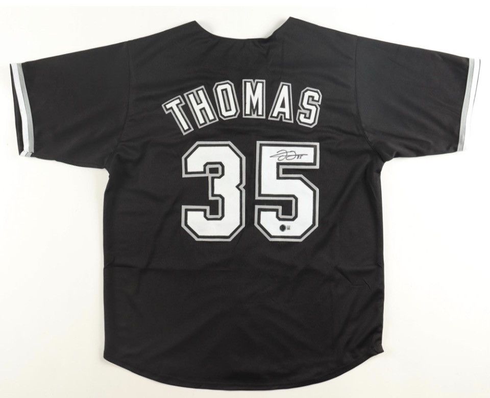 Other Frank Thomas Signed Jersey (Beckett) Size US XL / EU 56 / 4 - 1 Thumbnail