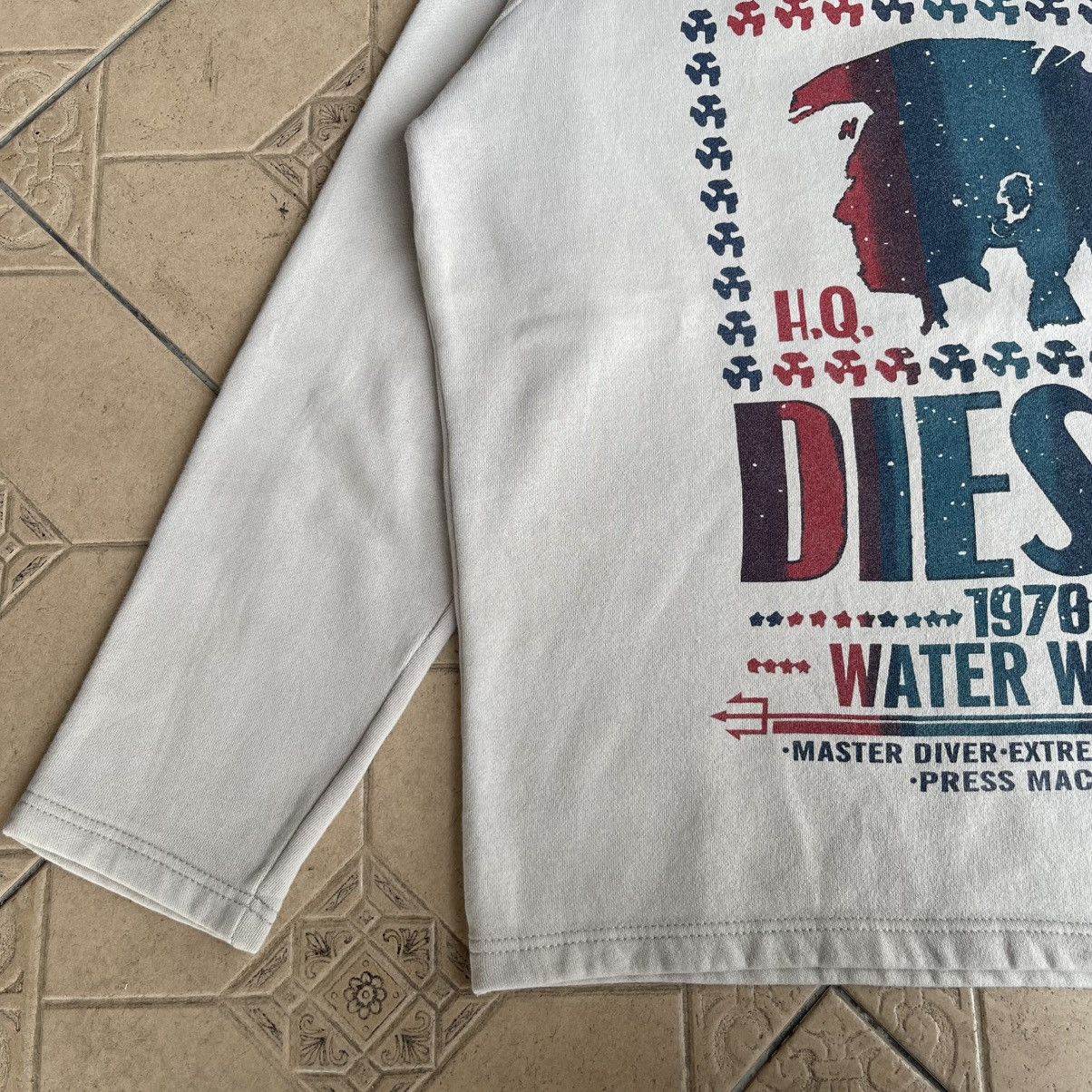 Diesel × Vintage Diesel Sweatshirt Size M to L Size US L / EU 52-54 / 3 - 5 Thumbnail