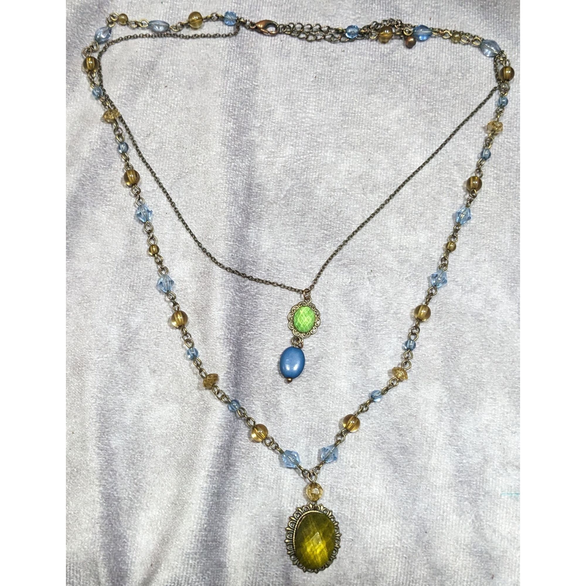 Other Vintage Victorian Style Layered Beaded Necklace Size ONE SIZE - 8 Thumbnail
