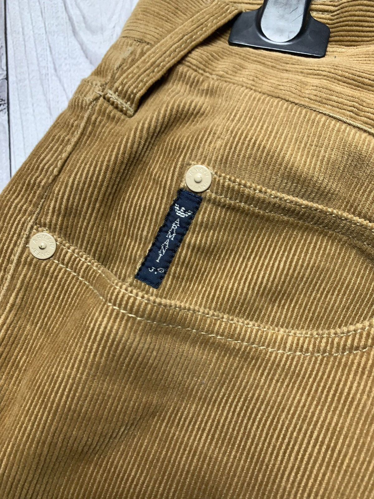 Armani × Vintage Vintage Armani Jeans velvet jeans size 36 logo Size US 36 / EU 52 - 4 Thumbnail