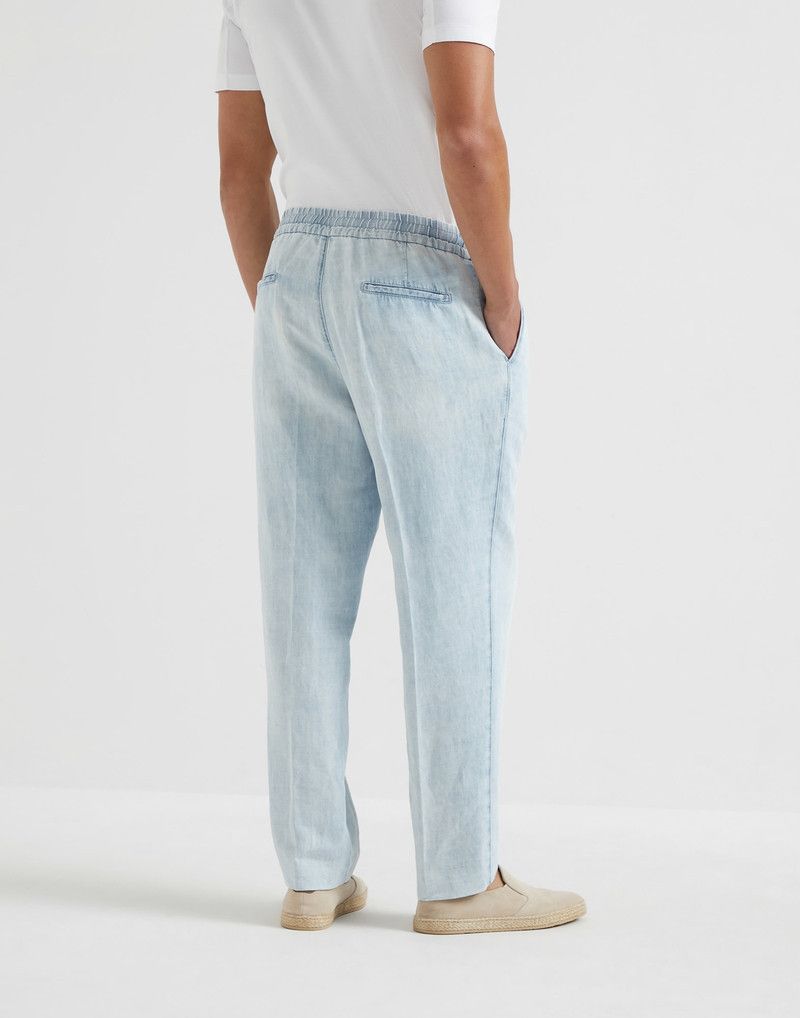 Brunello Cucinelli o1y0526 Jogger & Sweatpant in Sky Blue Size US 32 / EU 48 - 3 Thumbnail
