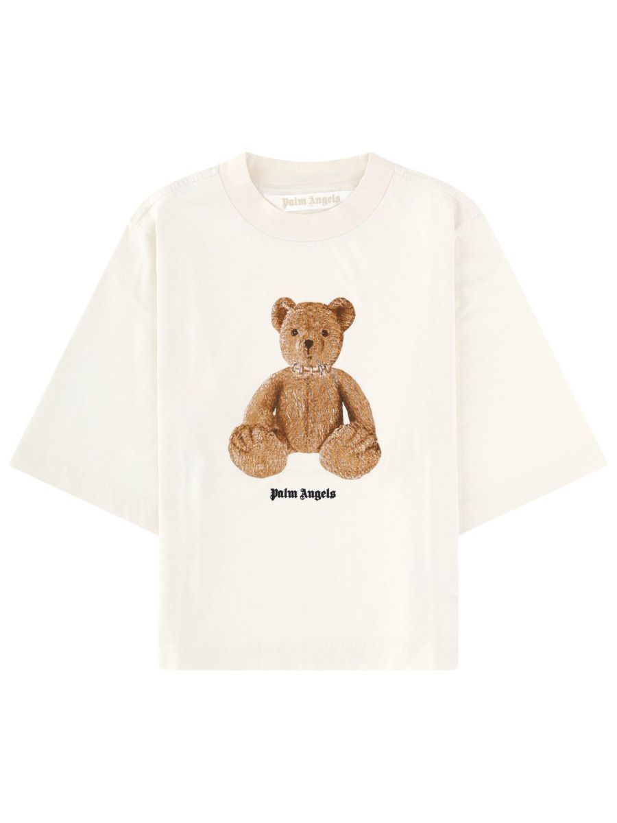 Palm Angels PALM ANGELS T-SHIRT "BEAR" - WHITE Size M / US 6-8 / IT 42-44 - 1 Thumbnail