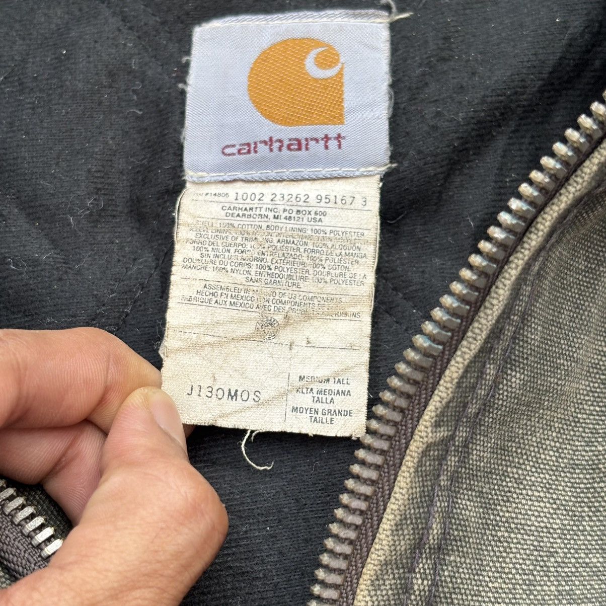 Carhartt Vintage 00s Thrashed Sunfaded Carhartt Active Mos Jacket Size US M / EU 48-50 / 2 - 6 Thumbnail