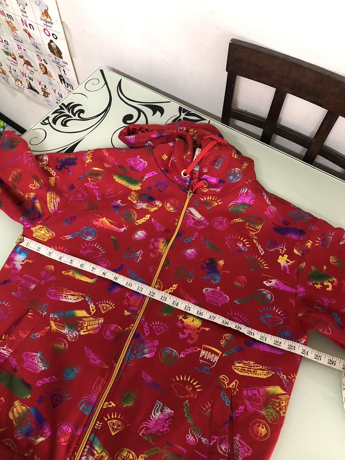 Japanese Brand Rare❗️Vintage All Nation Are One Full Print Sweater Hoodie Size US L / EU 52-54 / 3 - 17 Thumbnail