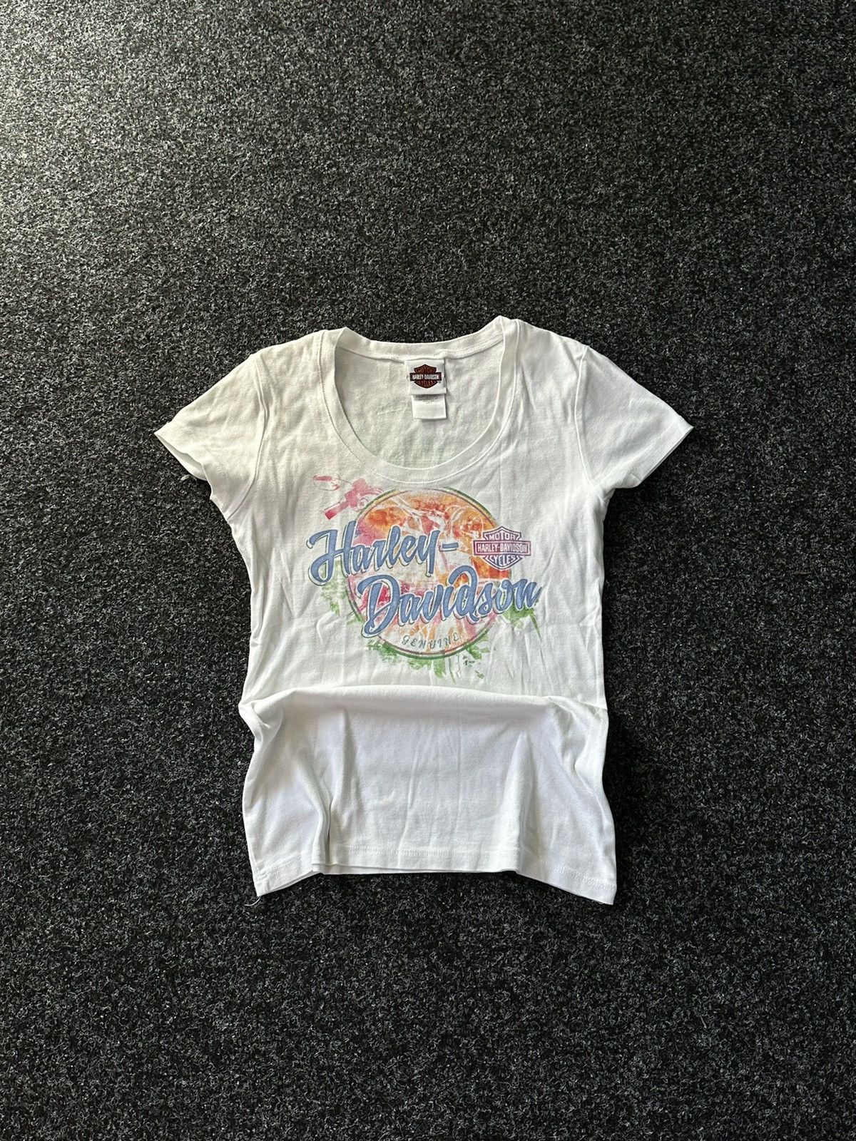 Harley Davidson × Vintage 🚨Vintage 90s Harley Davidson LOGO long sleeve avant garde Size S / US 4 / IT 40 - 1 Thumbnail
