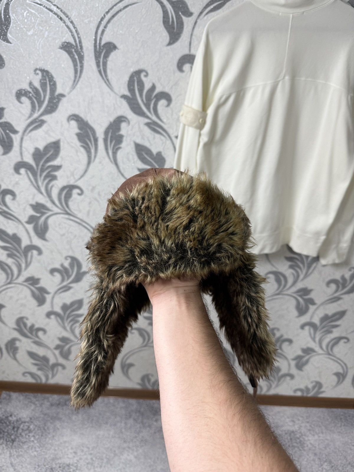 Japanese Brand Y2K Fuzzy Fur Trapper Alt Mohair Cute Hat U.S.S.R Ushanka Size ONE SIZE - 4 Thumbnail