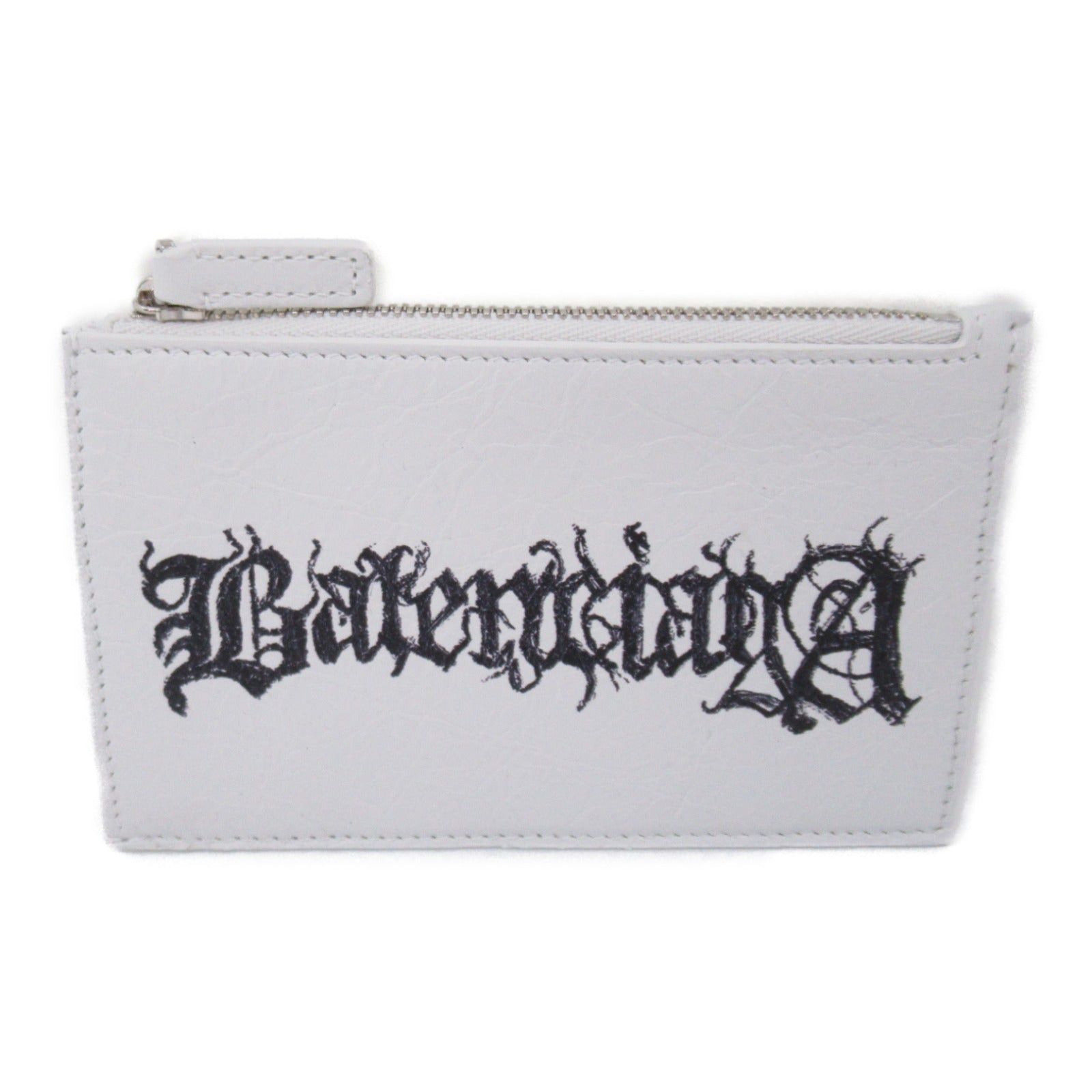 Balenciaga Balenciaga Card Case Leather White Size ONE SIZE - 1 Thumbnail