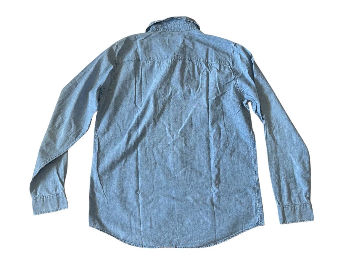 A.P.C. Vintage A.P.C chambray denim washed button up shirt Size US L / EU 52-54 / 3 - 7 Thumbnail