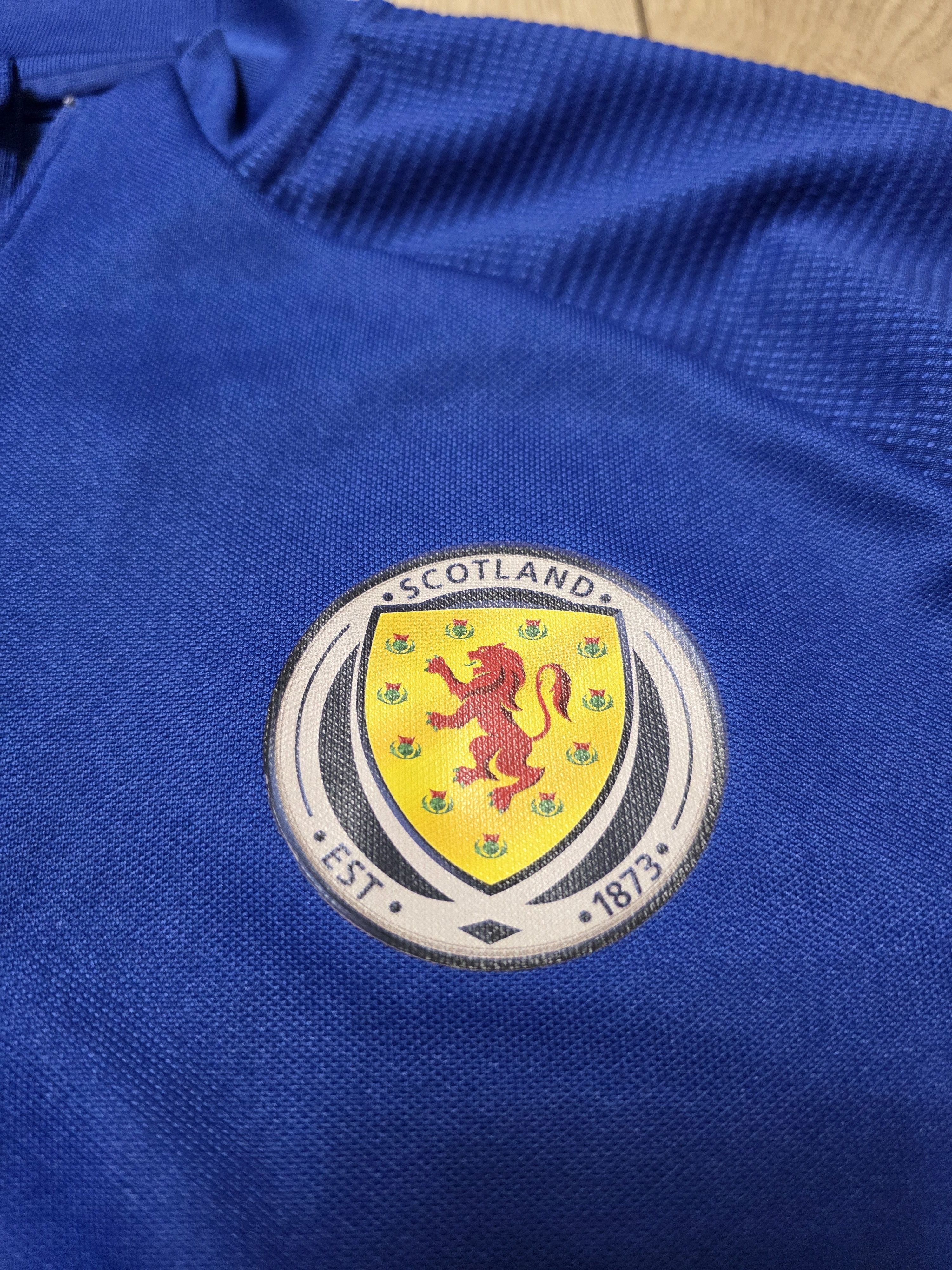Adidas SCOTLAND 2019 TRAINING FOOTBALL JACKET SOCCER JACKET 1/3 ZIP Size US M / EU 48-50 / 2 - 4 Thumbnail