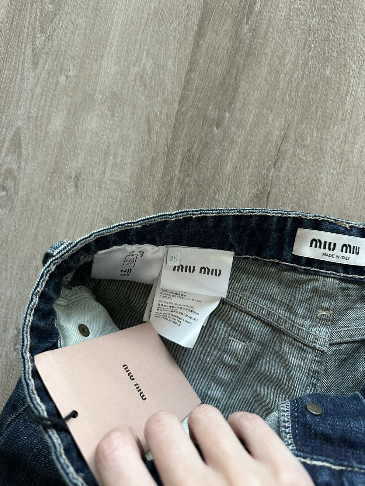 Miu Miu MIU MIU Low Rise Jeans Size 25" / US 0 / IT 36 - 4 Thumbnail