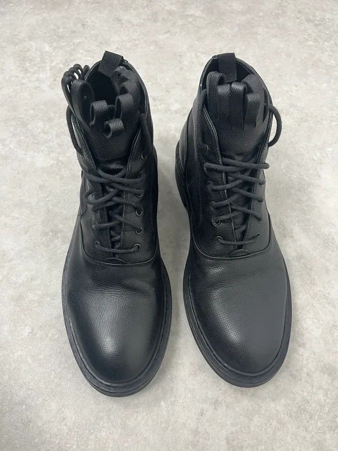 Kris Van Assche Kris Van Assche Black Leather Boots Size US 10 / EU 43 - 2 Thumbnail