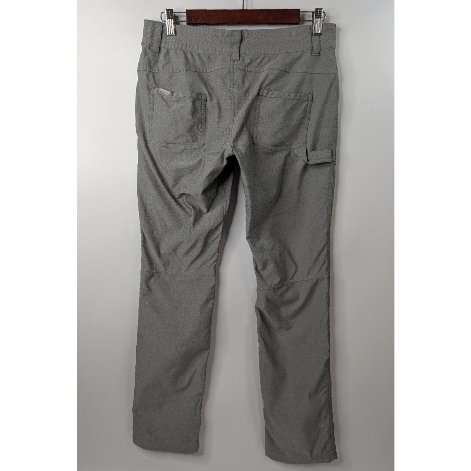 Vintage Columbia Women's 6 Pilsner Peak Pants Roll Up Hiking Gray Nylon Carpenter Outdoor Size 28" / US 6 / IT 42 - 4 Thumbnail