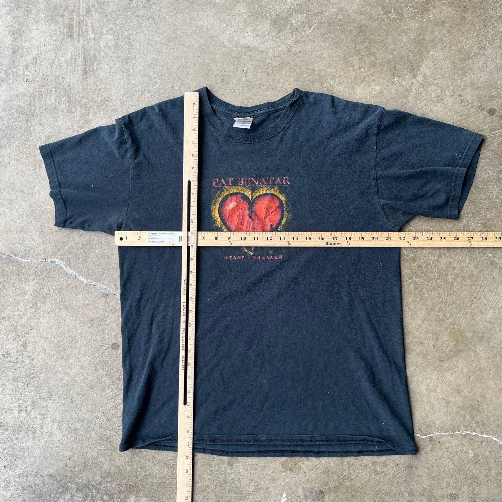 Vintage VINTAGE PAT BENATAR BLACK SHIRT HEARTBREAKER Y2K 00S LARGE Size US L / EU 52-54 / 3 - 5 Thumbnail