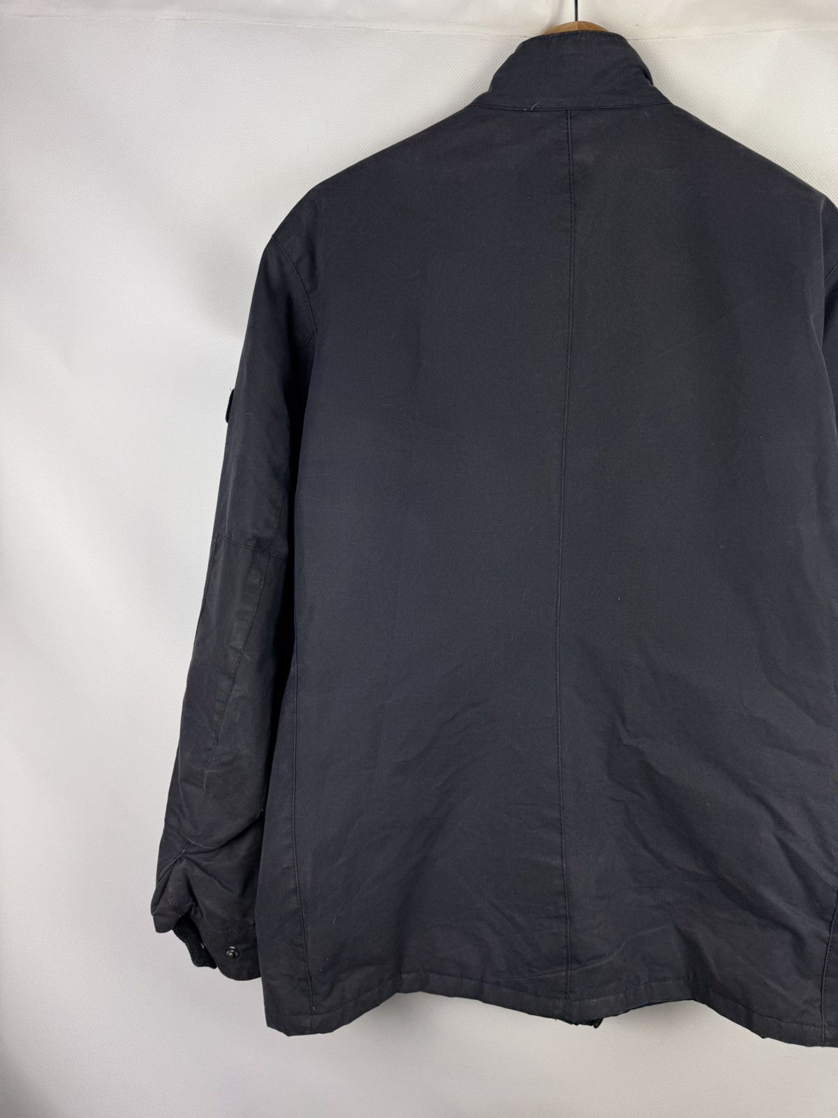 Barbour Barbour International Duke Multipocket Waxed Cotton Jacket Size US XL / EU 56 / 4 - 15 Thumbnail