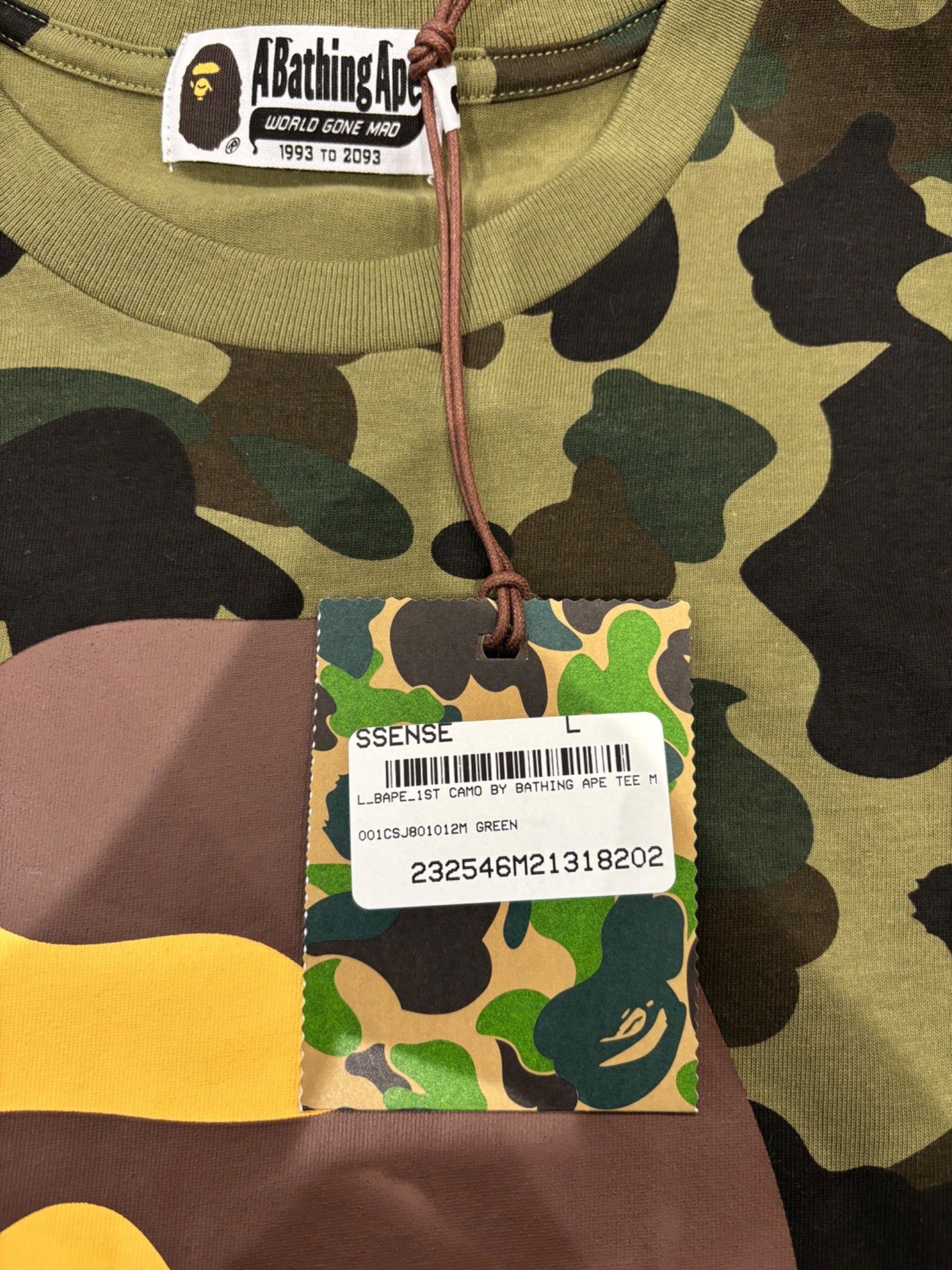 Bape Bape 1st Camo By Bathing Ape Tee Green Size US L / EU 52-54 / 3 - 7 Thumbnail