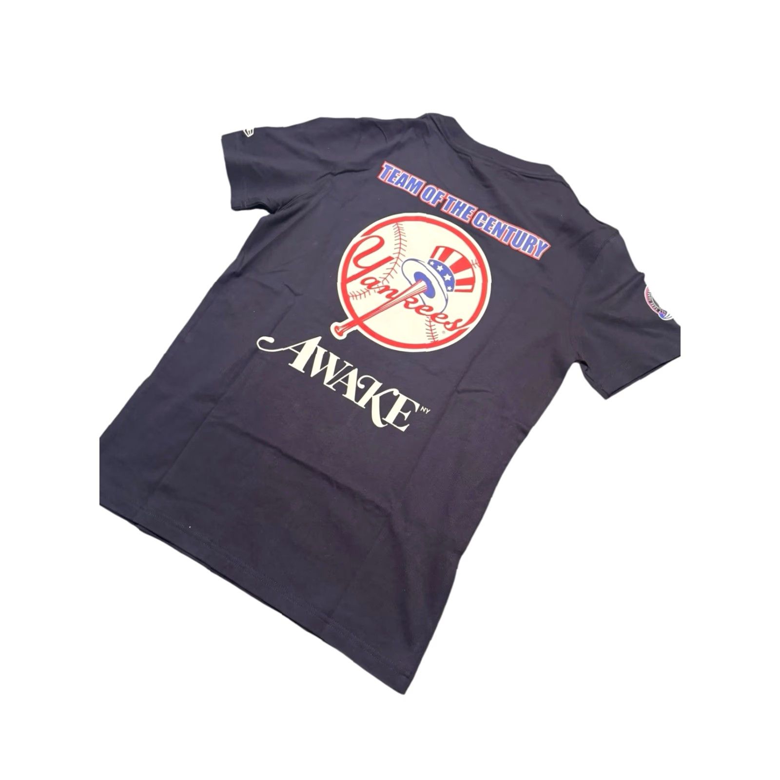 Awake NY Awake New York Yankees Mlb Streetwear Hypebeast Box Logo T-Shirt Small S Blue Mens Regular Size US S / EU 44-46 / 1 - 7 Thumbnail