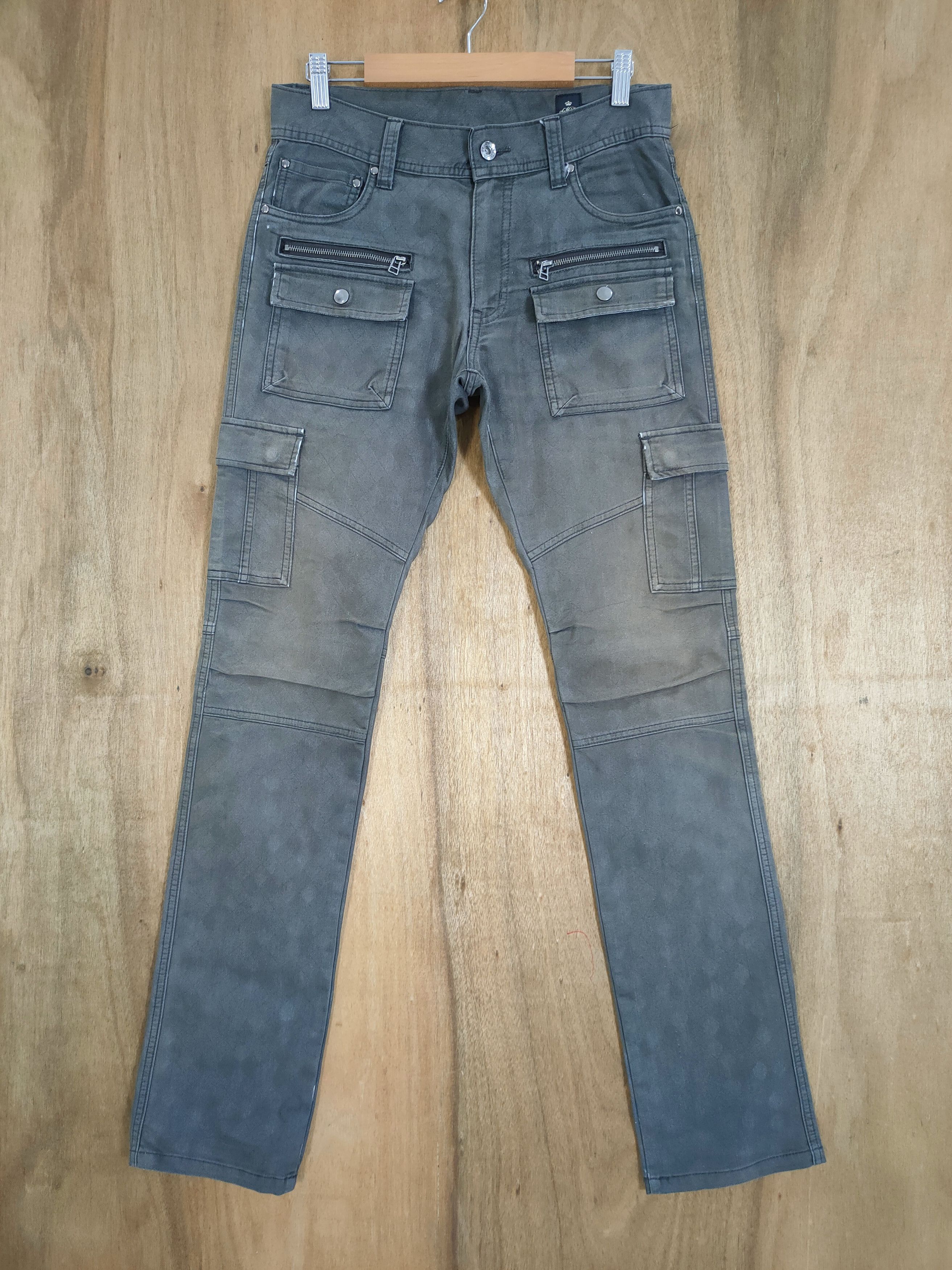 Japanese Brand SEMANTIC DESIGN MULTIPOCKET CARGO PANTS Size US 30 / EU 46 - 2 Thumbnail