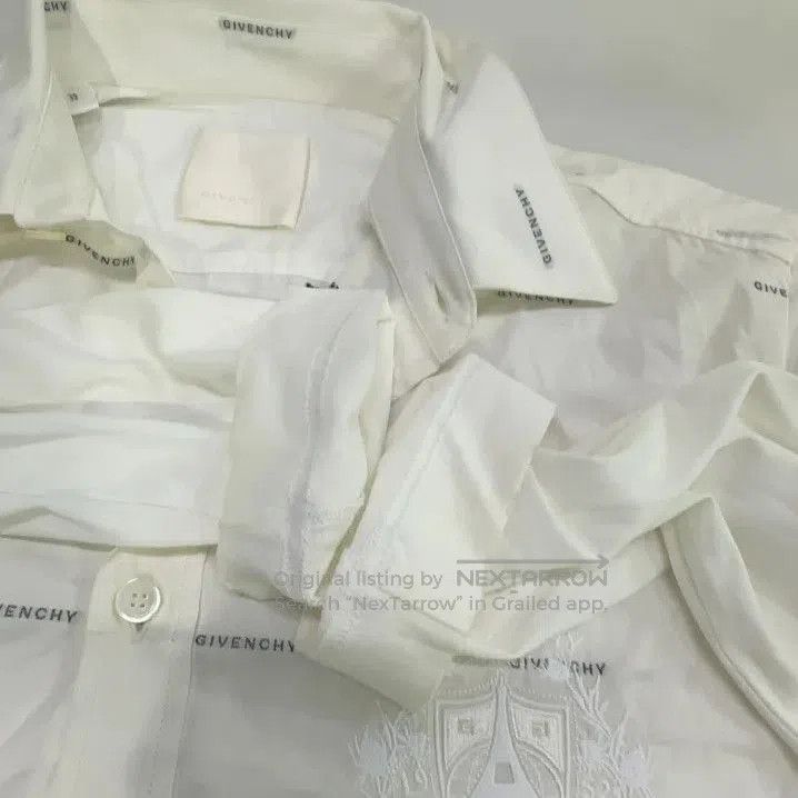 Givenchy Givenchy SS23 Point Collar Logo Print Layered Long. Size US XXS / EU 40 - 6 Thumbnail