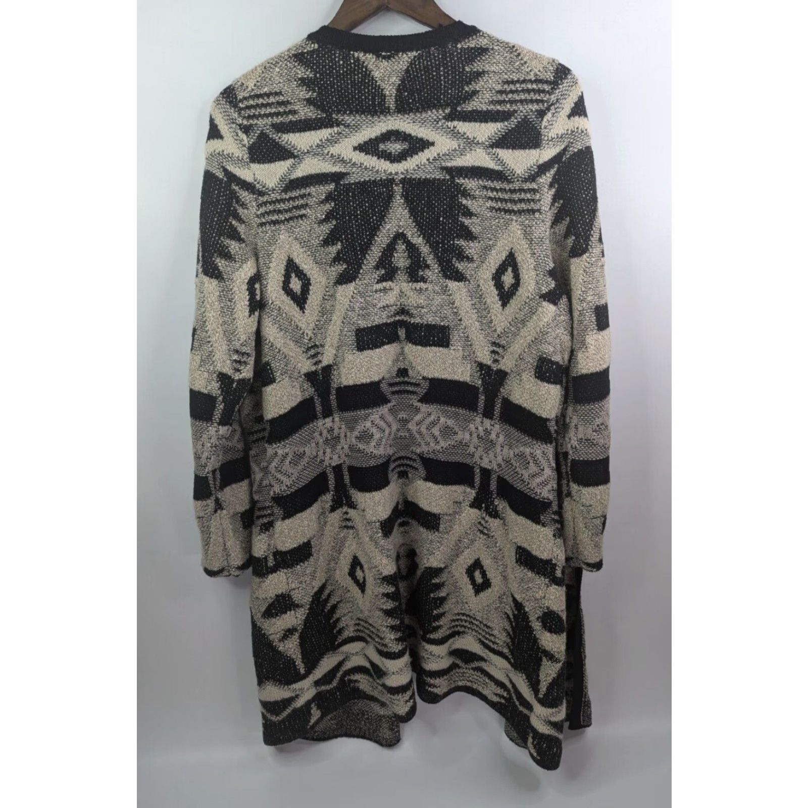 Lucky Brand Lucky Brand Cardigan Sweater Women 1X Plus Long Sleeve Multicolor Aztec Pockets Knit Size XL / US 12-14 / IT 48-50 - 3 Thumbnail