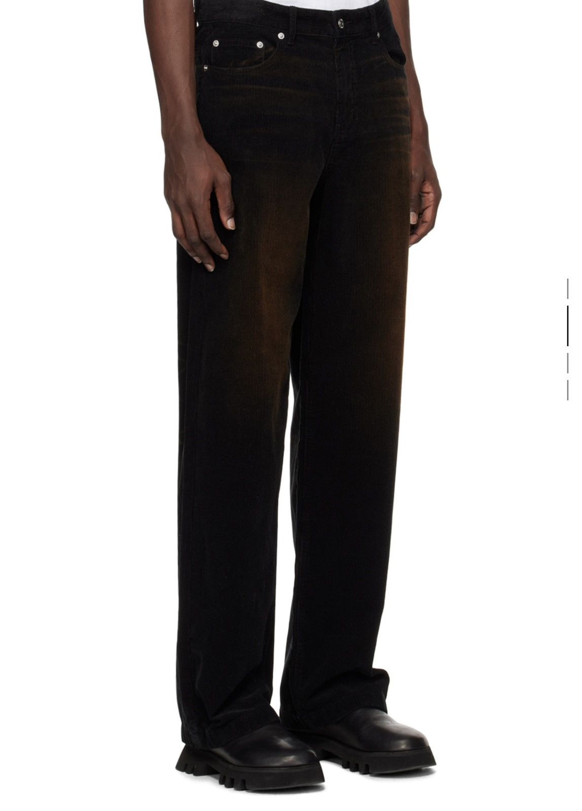WE11DONE We11done Faded Corduroy Trousers Size US 30 / EU 46 - 4 Thumbnail