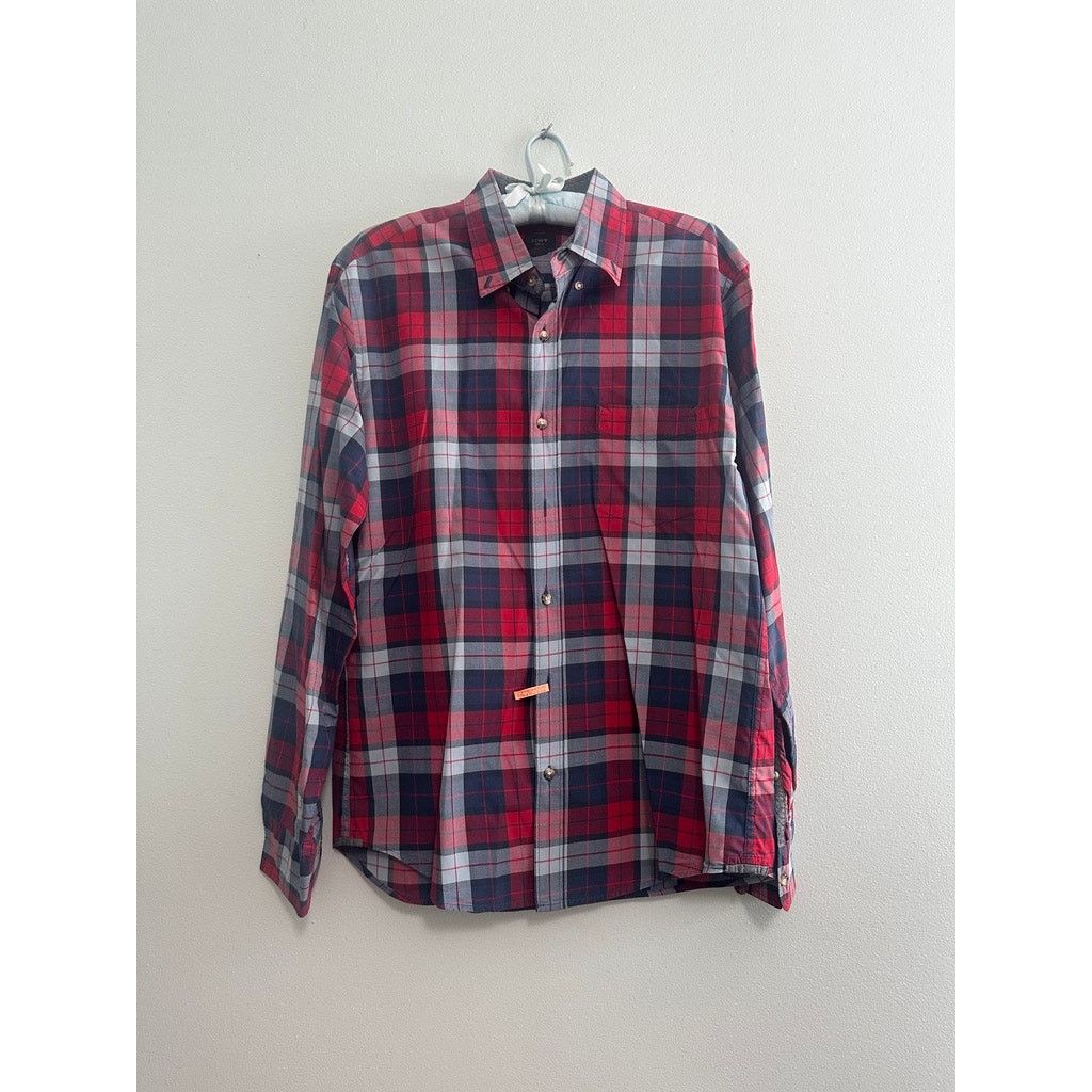 J.Crew J Crew red tartan slim fit button down size M Size US M / EU 48-50 / 2 - 2 Thumbnail