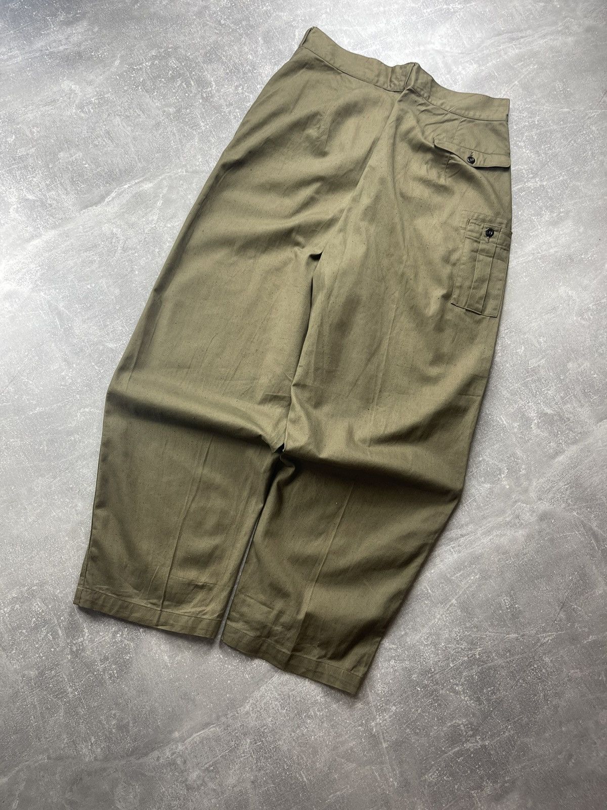 Other Vintage USSR Field Pants M39 Infantry Military Uniform Green Size US 36 / EU 52 - 1 Thumbnail