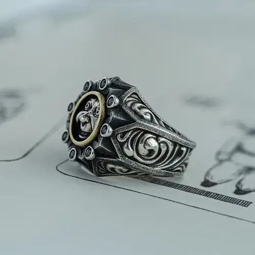 Other 925 Silver Plated Adjustable Devil Clown Ring for Men Women Size ONE SIZE - 2 Thumbnail