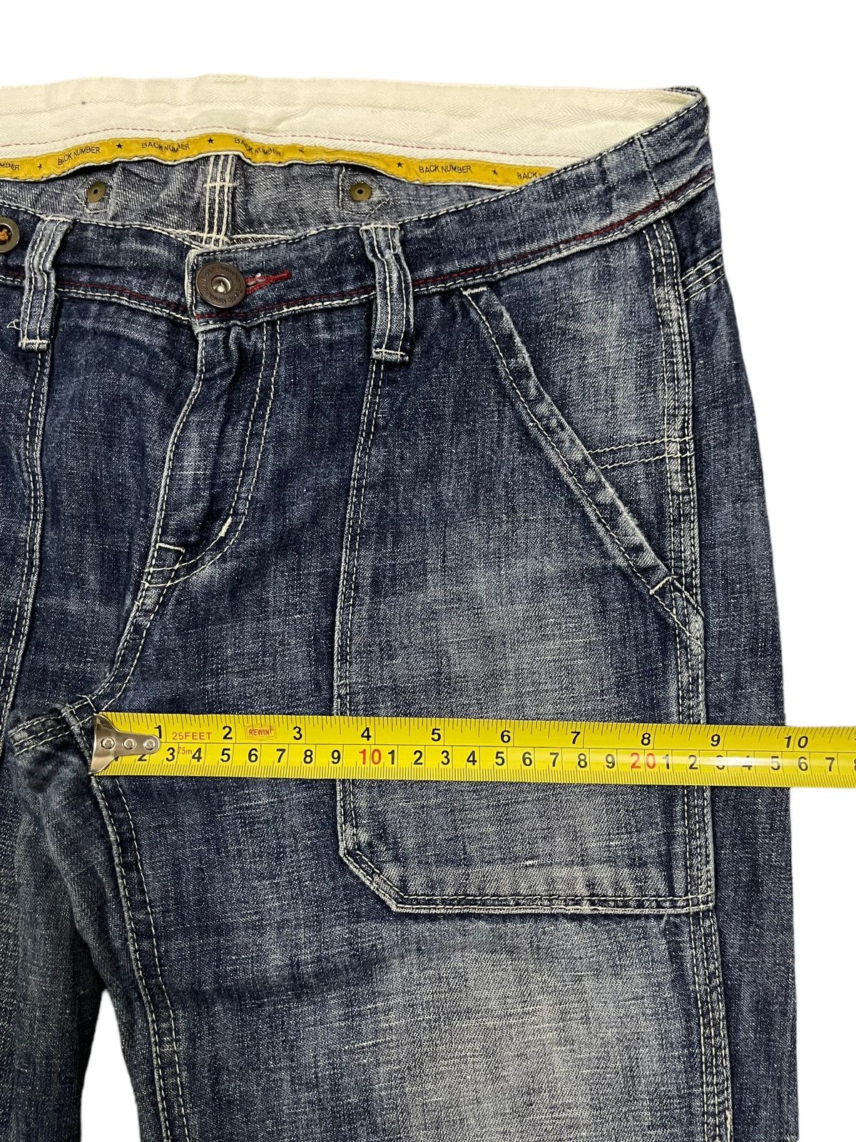 14th Addiction Vintage Japanese Brand Blue Wash Style Baggy Jeans Size US 31 - 12 Thumbnail