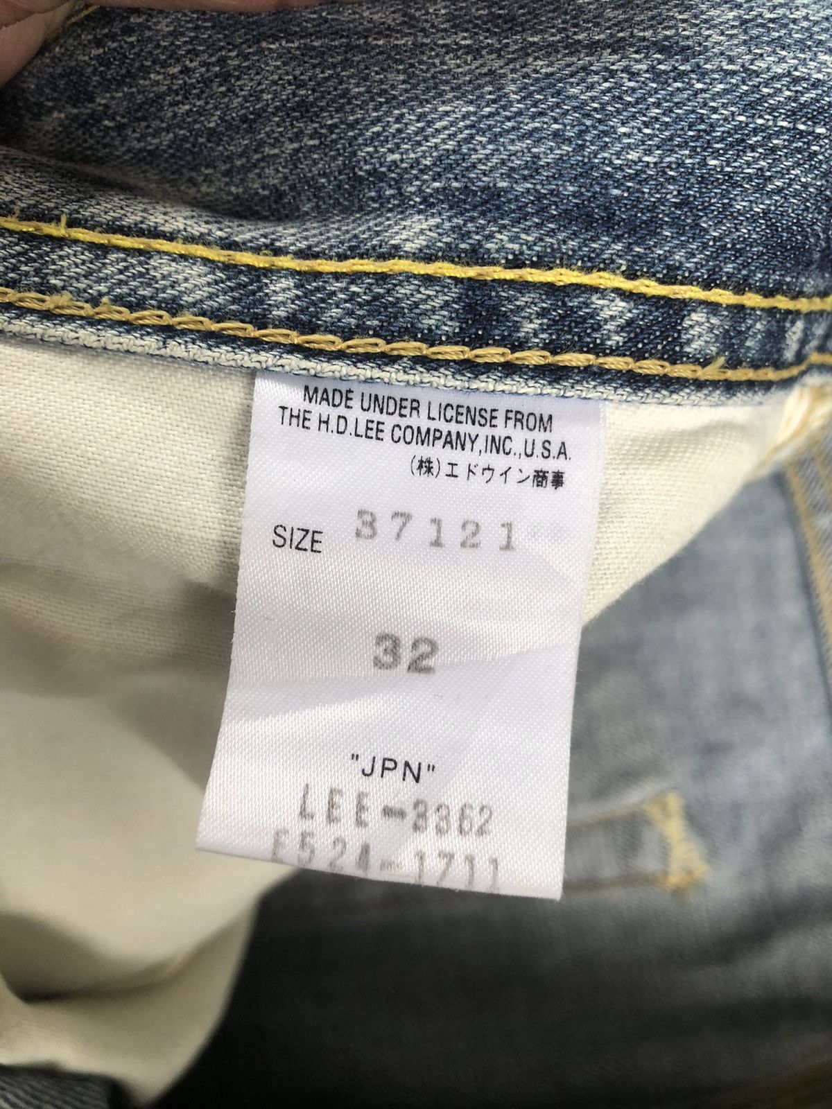 If Six Was Nine Japanese Lee Flared Jeans Distressed Jeans Size US 33 - 18 Thumbnail
