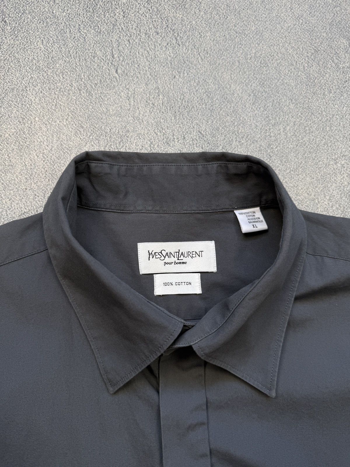 Yves Saint Laurent Vintage Yves Saint Laurent YSL Summer Shirt Button Up Size US XL / EU 56 / 4 - 6 Thumbnail