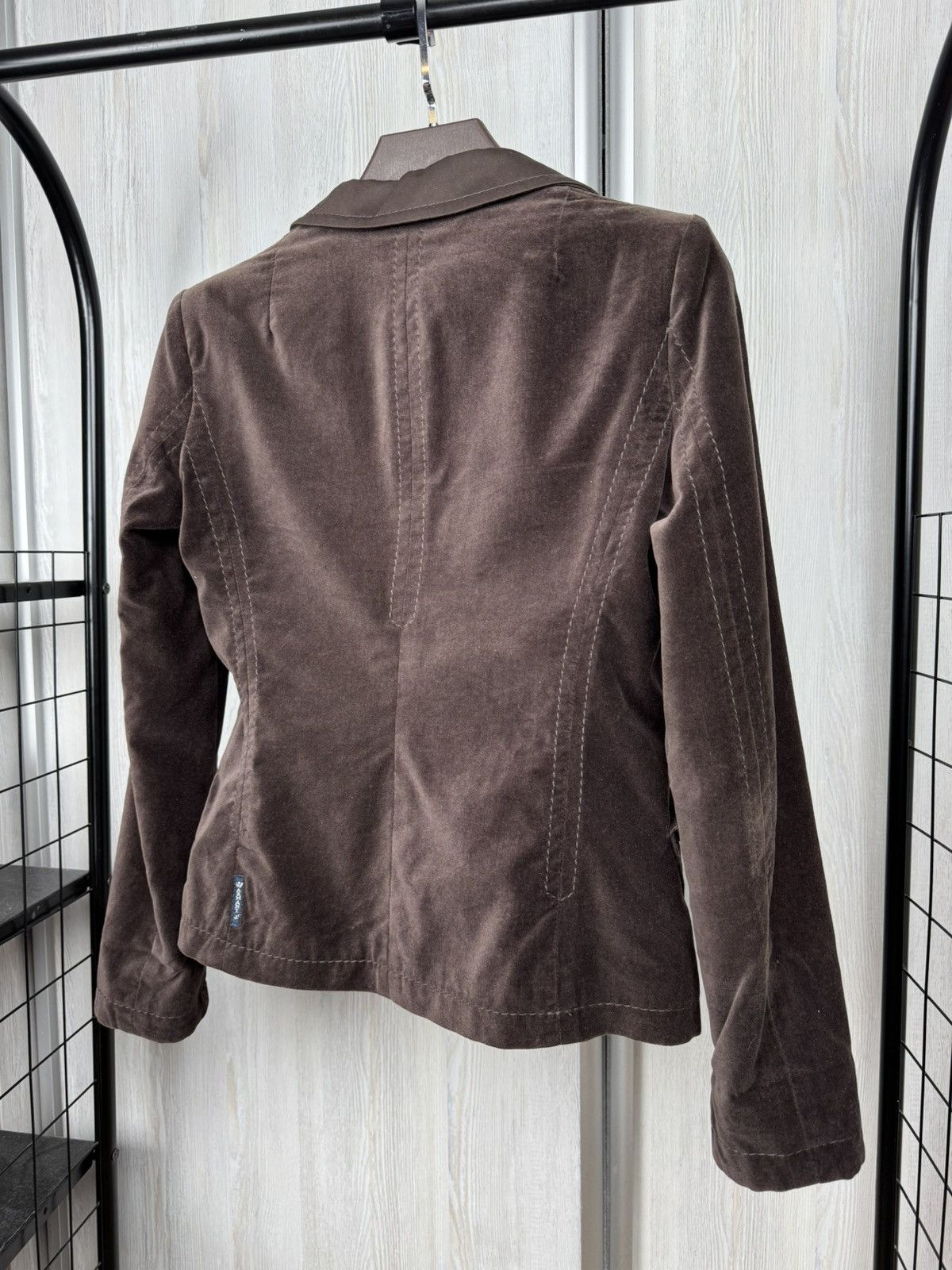 Armani Armani Jeans brown velour cotton 3 button blazer Size M / US 6-8 / IT 42-44 - 9 Thumbnail
