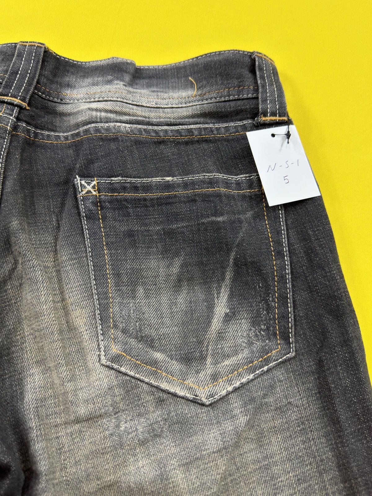 Japanese Brand Tornado mart style VAROSH distressed flare jeans Size US 33 - 20 Thumbnail