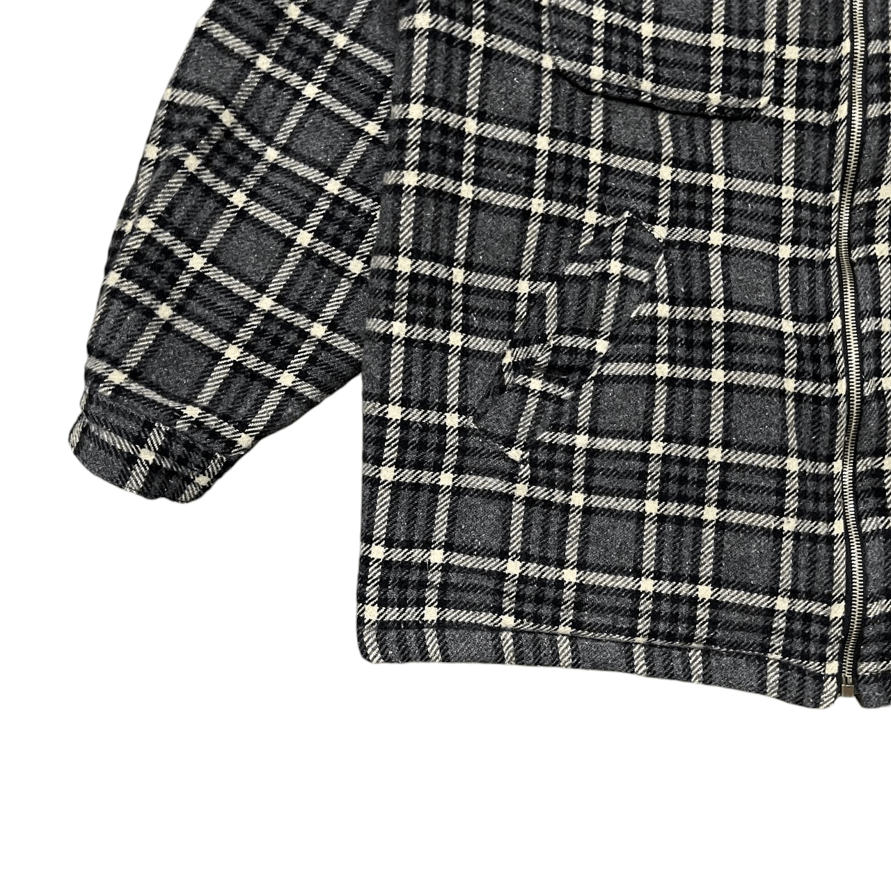 Wrangler Vintage Wrangler Checkered Wool Jacket Sherpa Linning Size US M / EU 48-50 / 2 - 3 Thumbnail