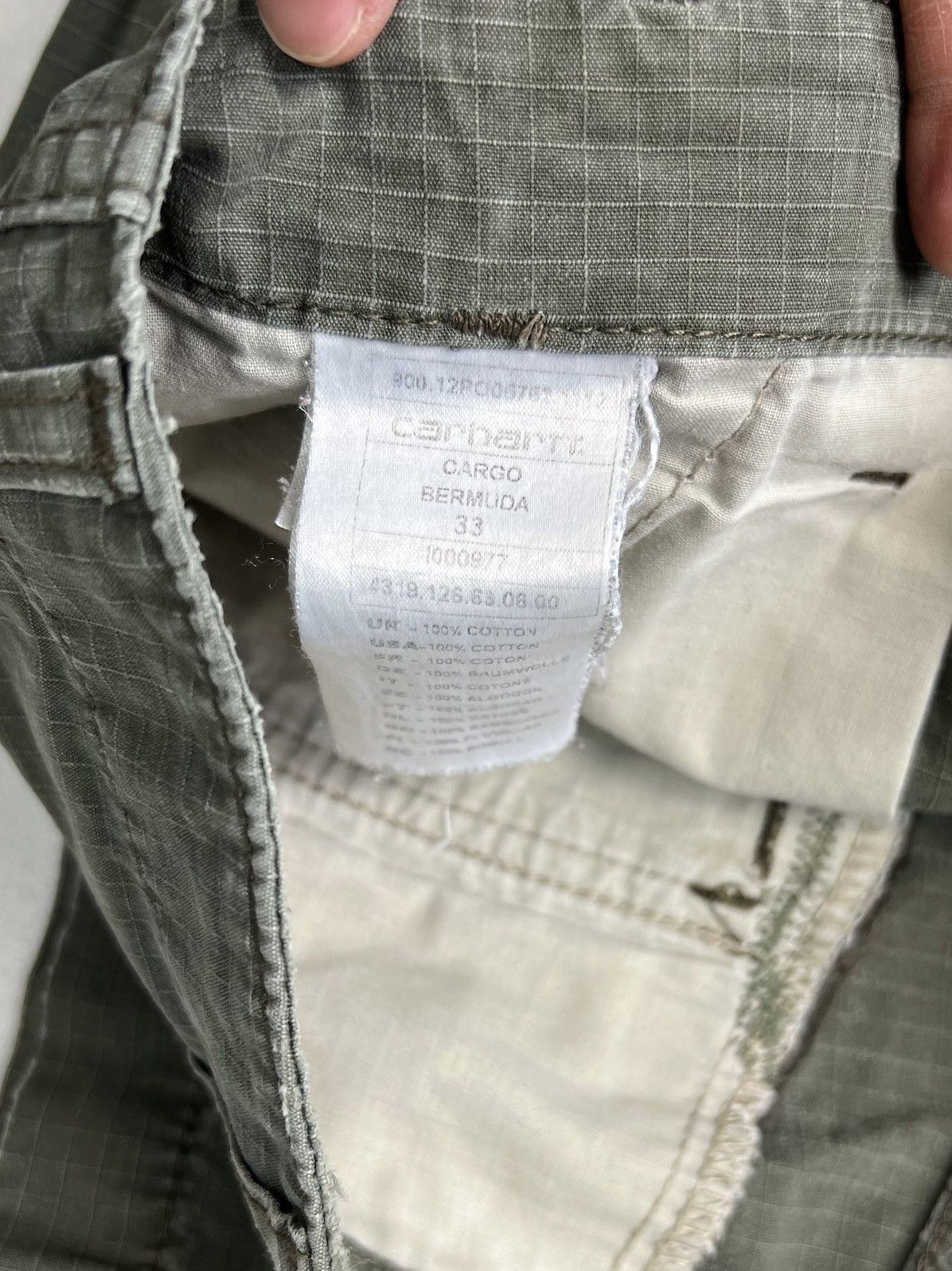 Carhartt × Vintage Cargo Bermuda Shorts Carhartt Vintage Size US 33 - 3 Thumbnail
