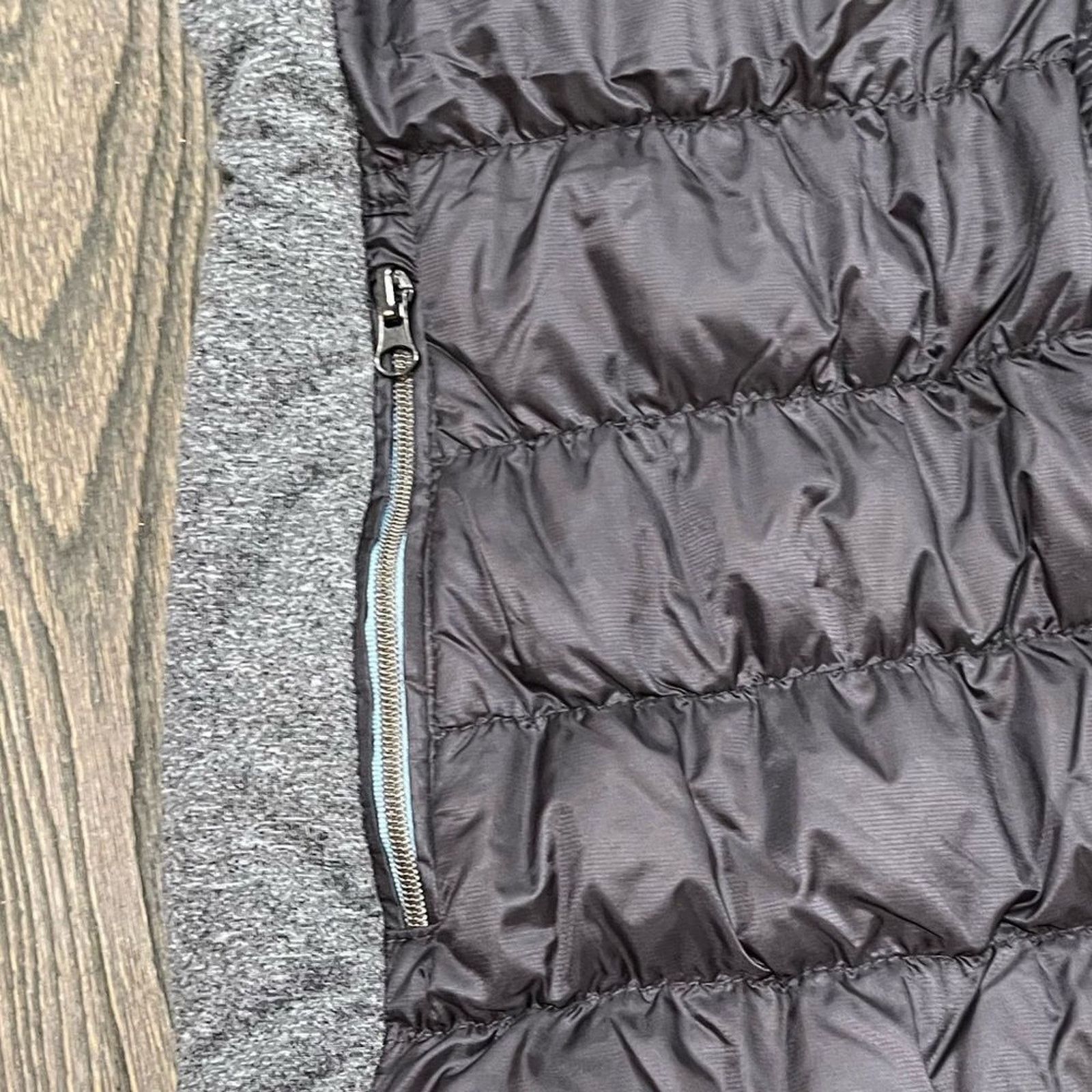 Vintage Tangerine Puffer Vest Quilted Duck Down Insulated Full Zip S Size S / US 4 / IT 40 - 3 Thumbnail