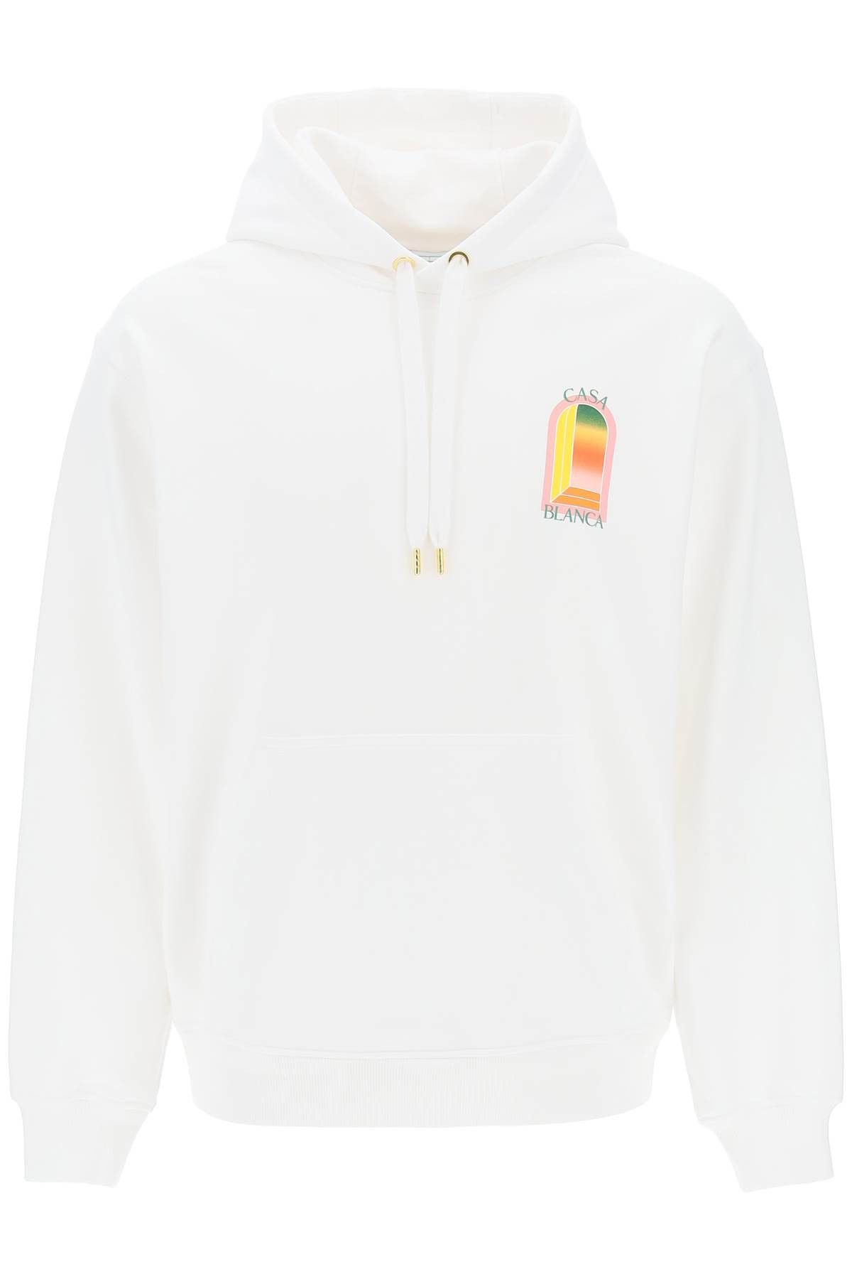 image of Casablanca Gradient Hooded L'arche in Gradient Arch Logo, Men's (Size Medium)