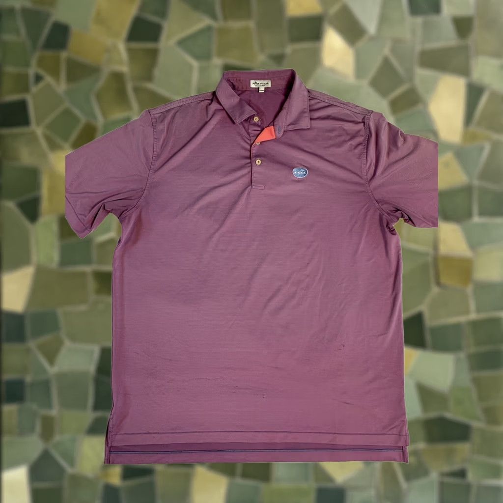 Peter Millar Peter Millar Summer Comfort Polo Shirt Mens XL Purple Striped Performance Rugby Size US XL / EU 56 / 4 - 1 Thumbnail