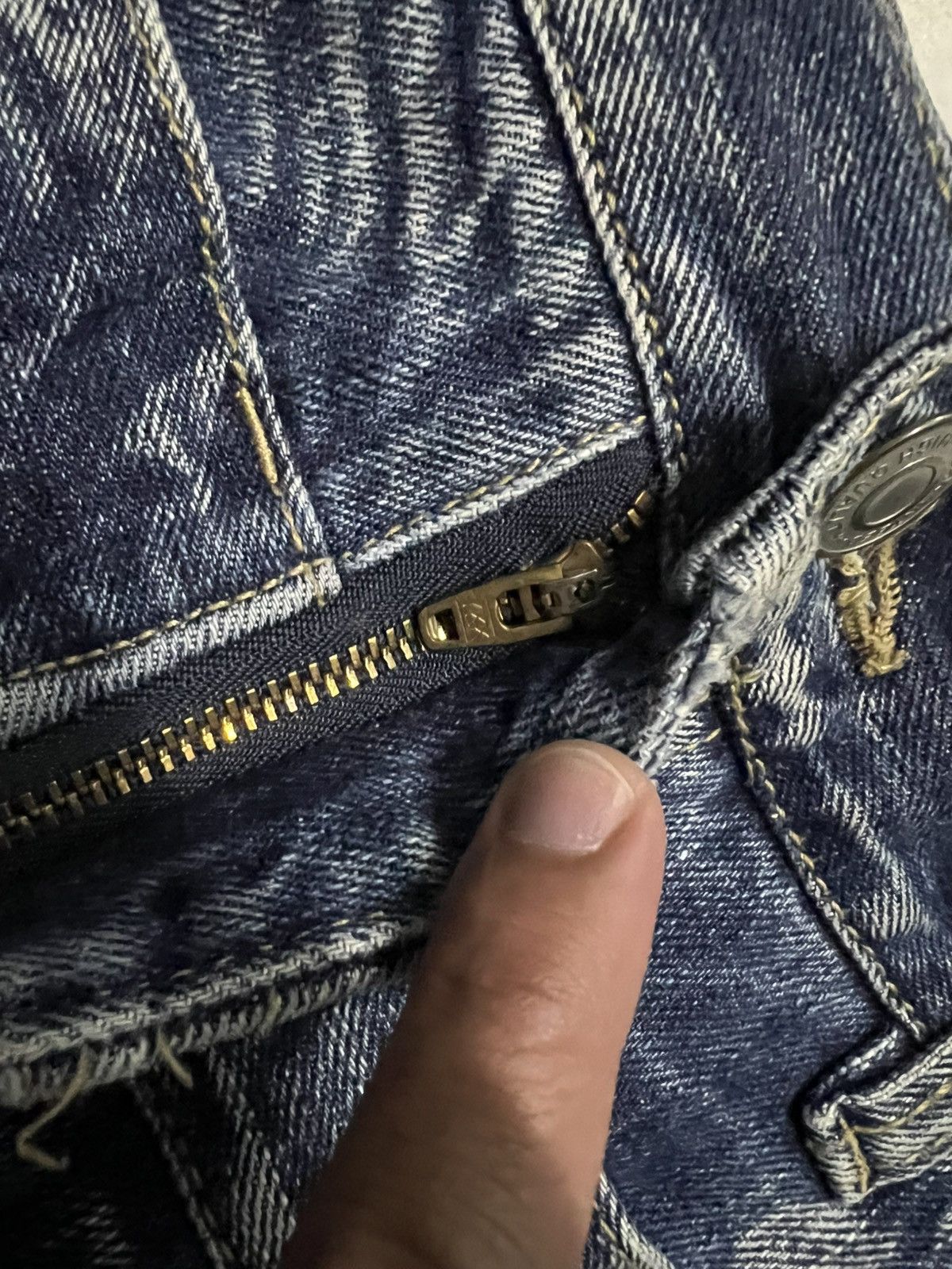 If Six Was Nine × Japanese Brand 💥Double Waist💥Vintage Japanese Brand Unbrand Claw Jean Japan Size US 34 / EU 50 - 9 Thumbnail