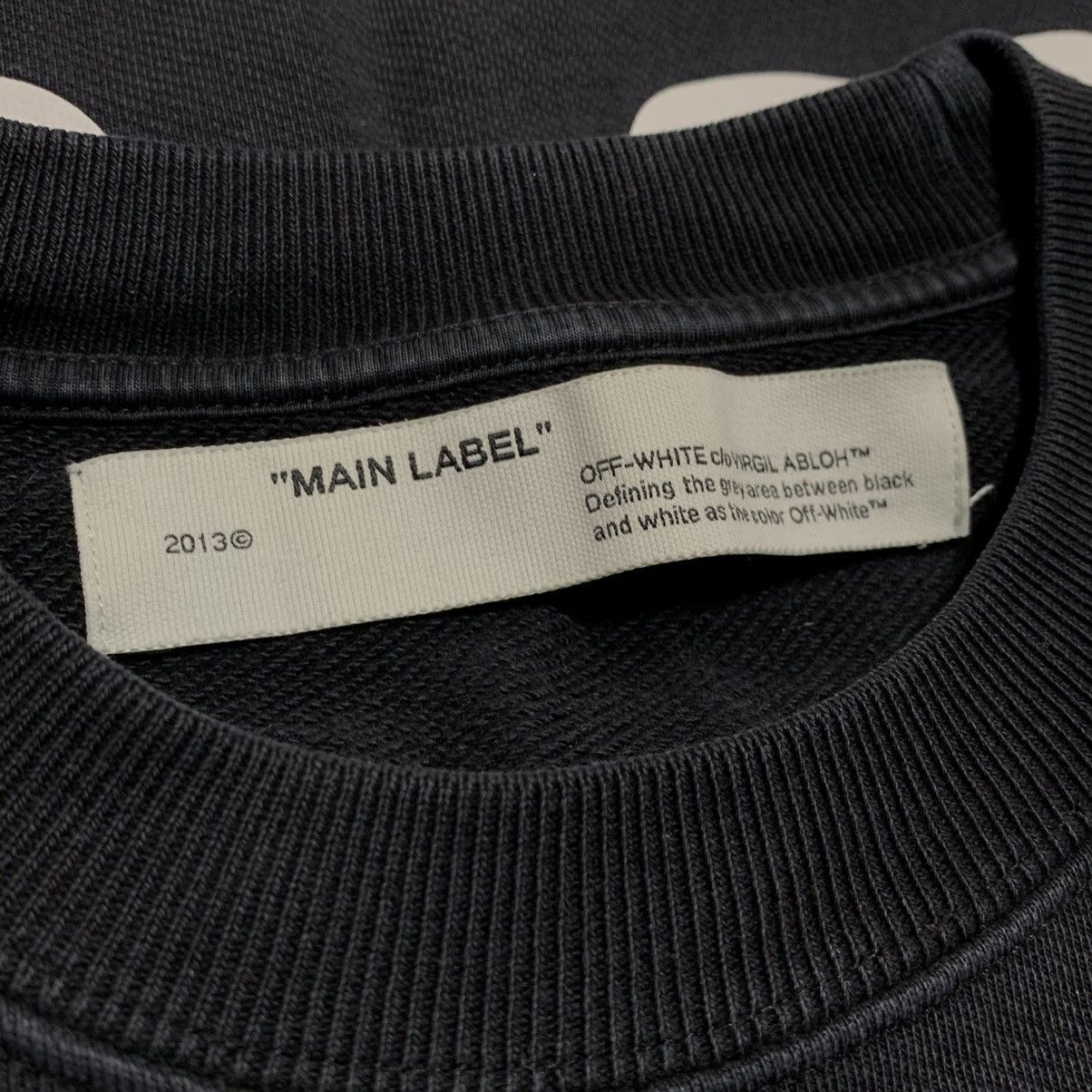 Off-White Off White Small Arrows Coral Black Sweatshirt Crewneck Size US S / EU 44-46 / 1 - 6 Thumbnail