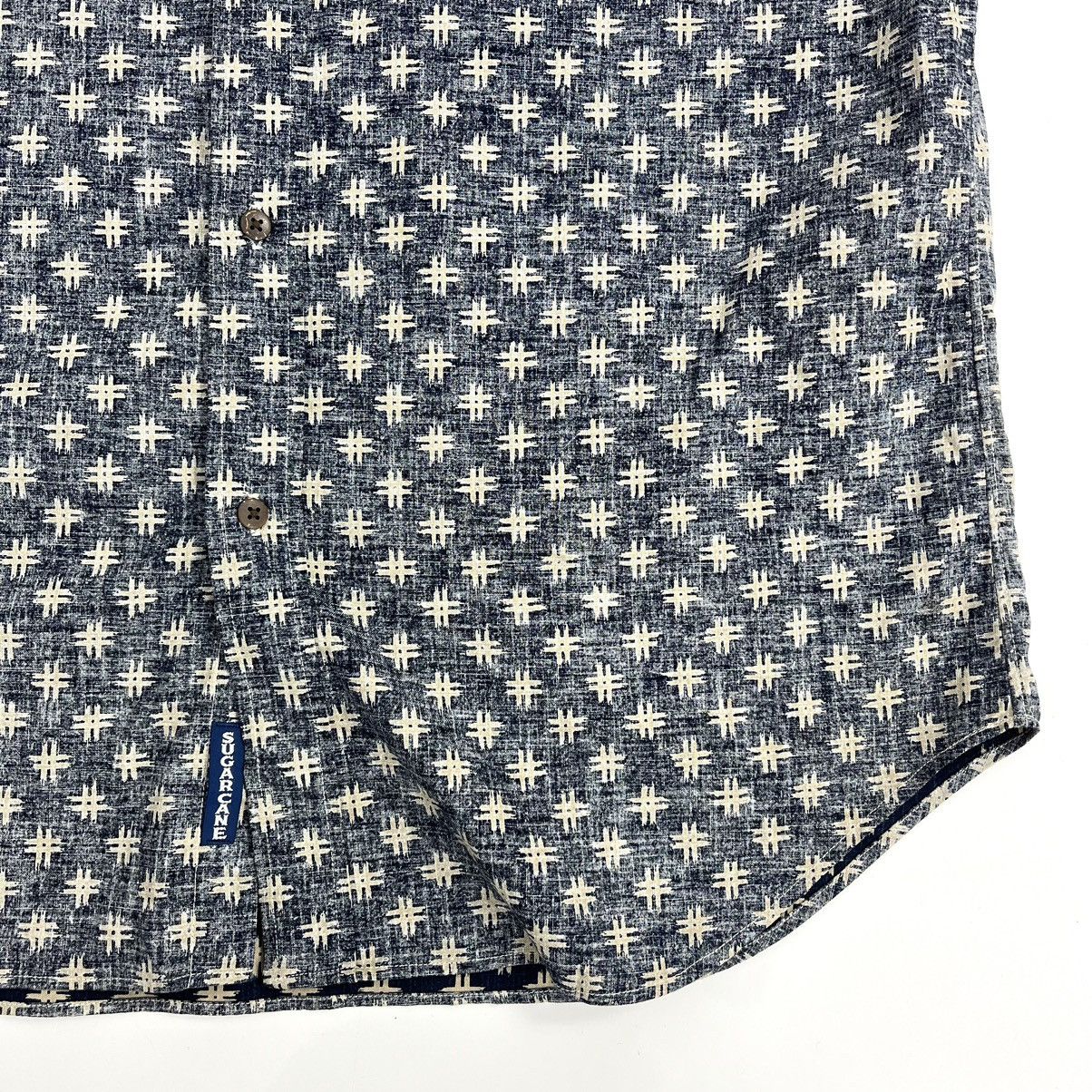 Sugar Cane × Toyo Enterprises Sugar Cane Pattern Indigo Backwards Shirt Size US L / EU 52-54 / 3 - 7 Thumbnail