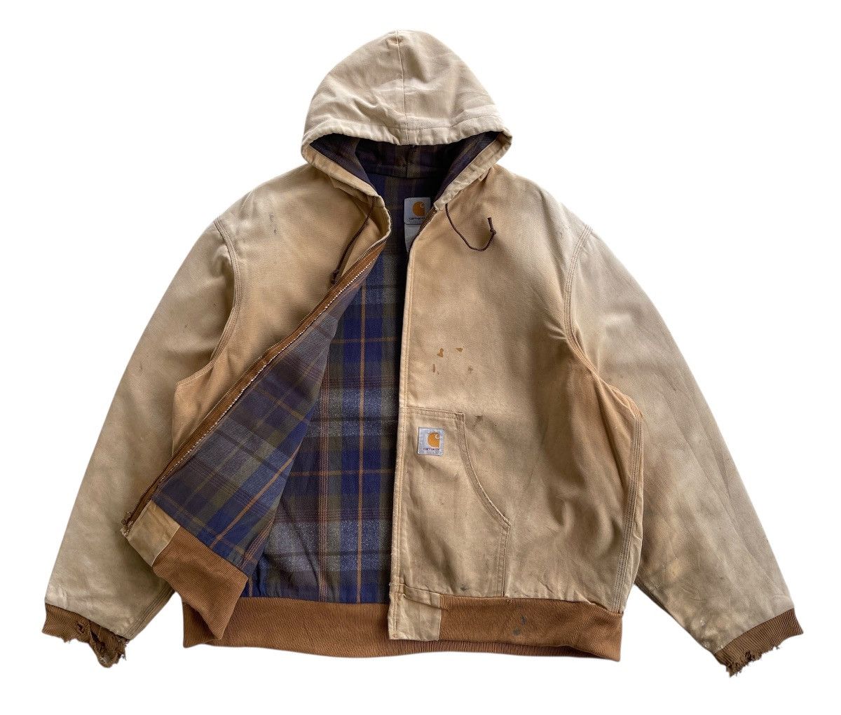 Carhartt Destroyed❗️Vintage 80s Carhartt Active Workwear Jacket Size US XXL / EU 58 / 5 - 5 Thumbnail